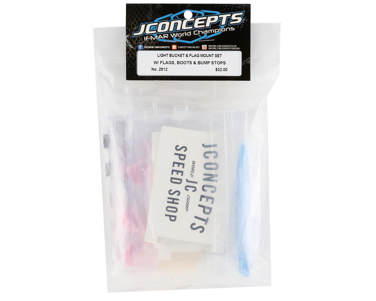 JConcepts Monster Truck Light Bucket, Flags & Flag Mount Set