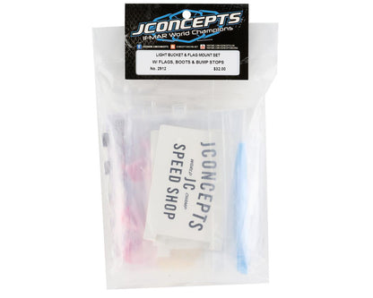 JConcepts Monster Truck Light Bucket, Flags & Flag Mount Set