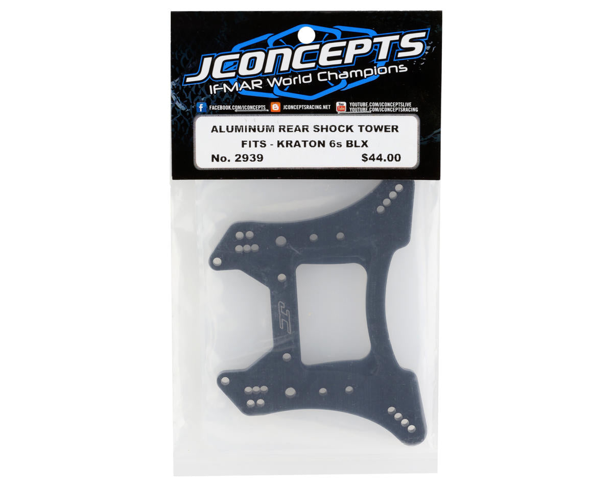 JConcepts Kraton 6S BLX Aluminum Rear Shock Tower (Black)
