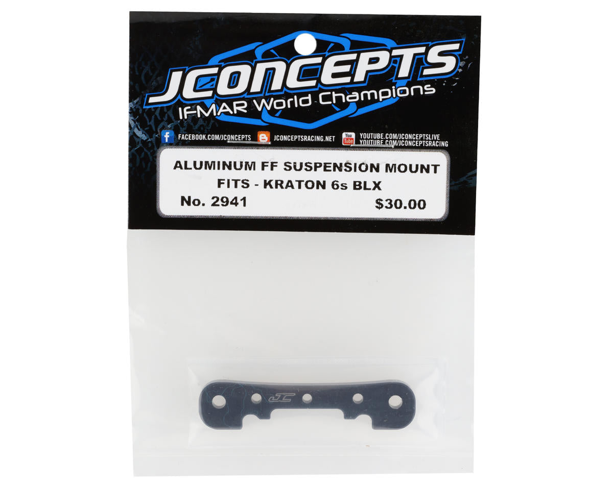 JConcepts Kraton 6S BLX Aluminum Front "FF" Suspension Mount (Black)