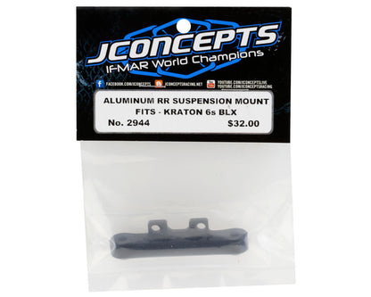 JConcepts Kraton 6S BLX Aluminum Rear "RR" Suspension Mount (Black)