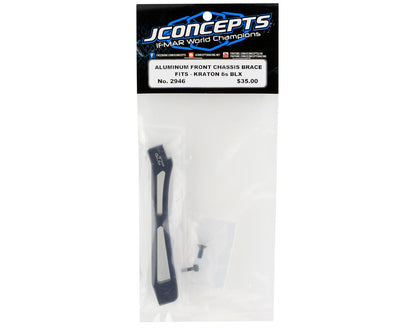 JConcepts Kraton 6S BLX Aluminum Front Chassis Brace (Black)