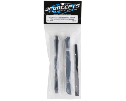 JConcepts Late 80's F-Type Rear Bumper Set (Chrome)