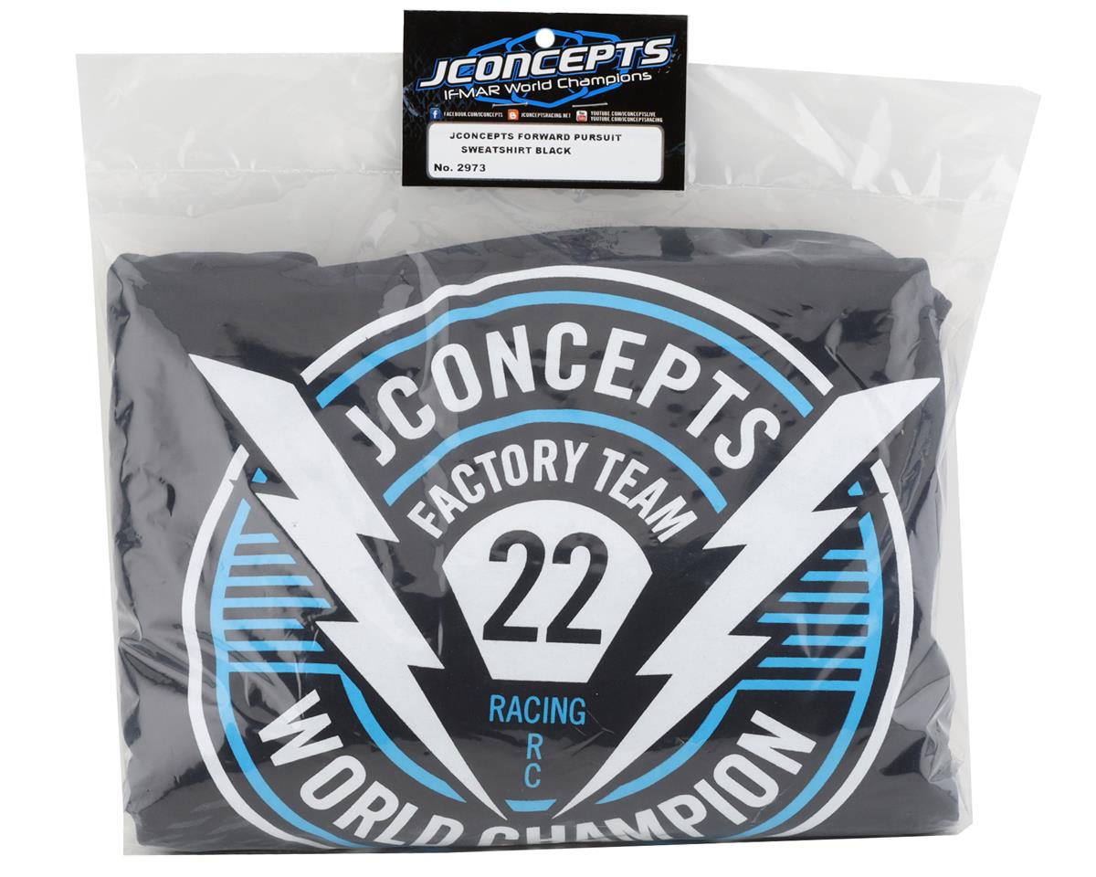JConcepts Forward Pursuit 2022 Hoodie Sweatshirt (Black) (M)