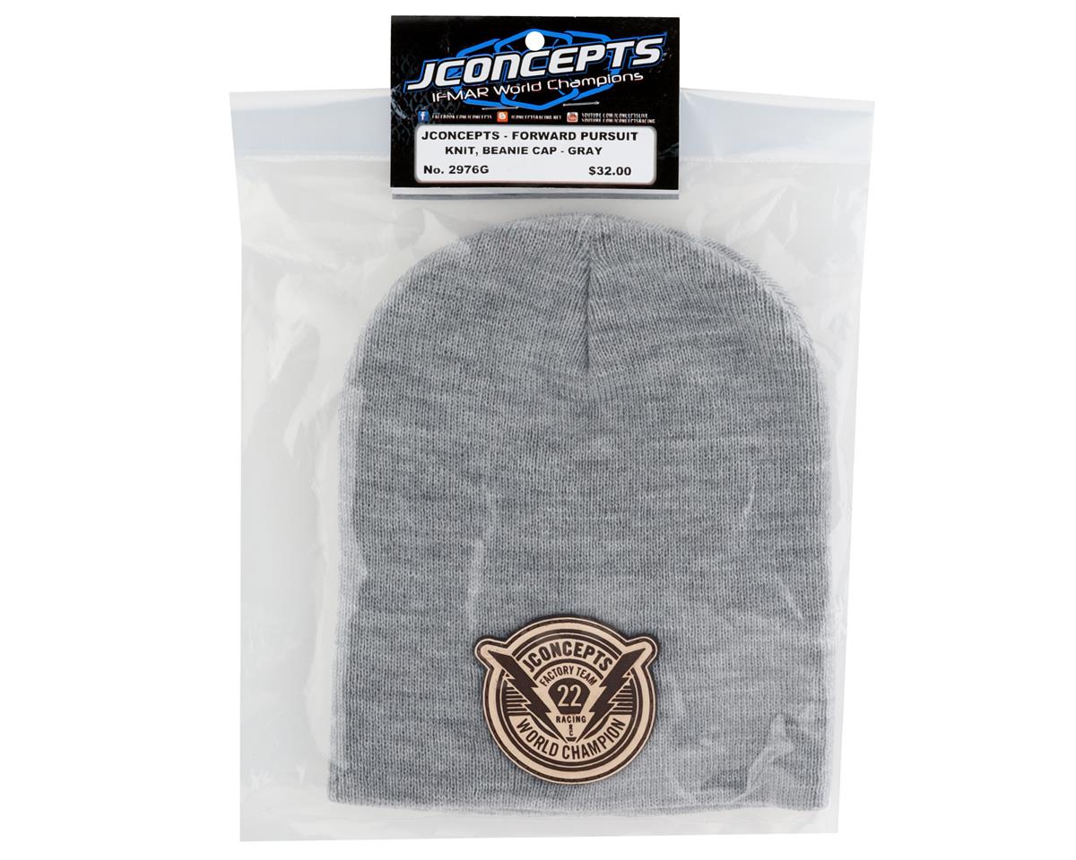 JConcepts "Forward Pursuit" 2022 Beanie (Grey) (One Size Fits Most)