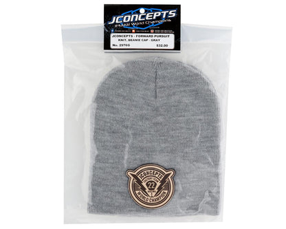 JConcepts "Forward Pursuit" 2022 Beanie (Grey) (One Size Fits Most)