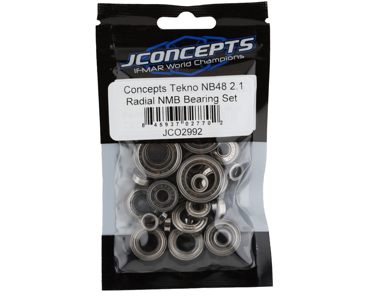 JConcepts Tekno NB48 2.1 Radial NMB Bearing Set (32)