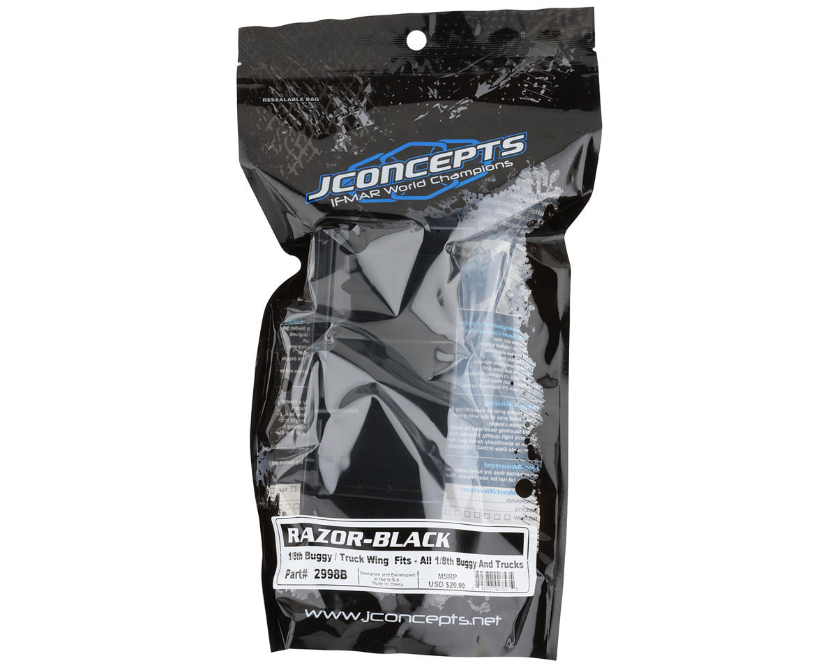 JConcepts Razor 1/8 Off-Road Wing (Black)