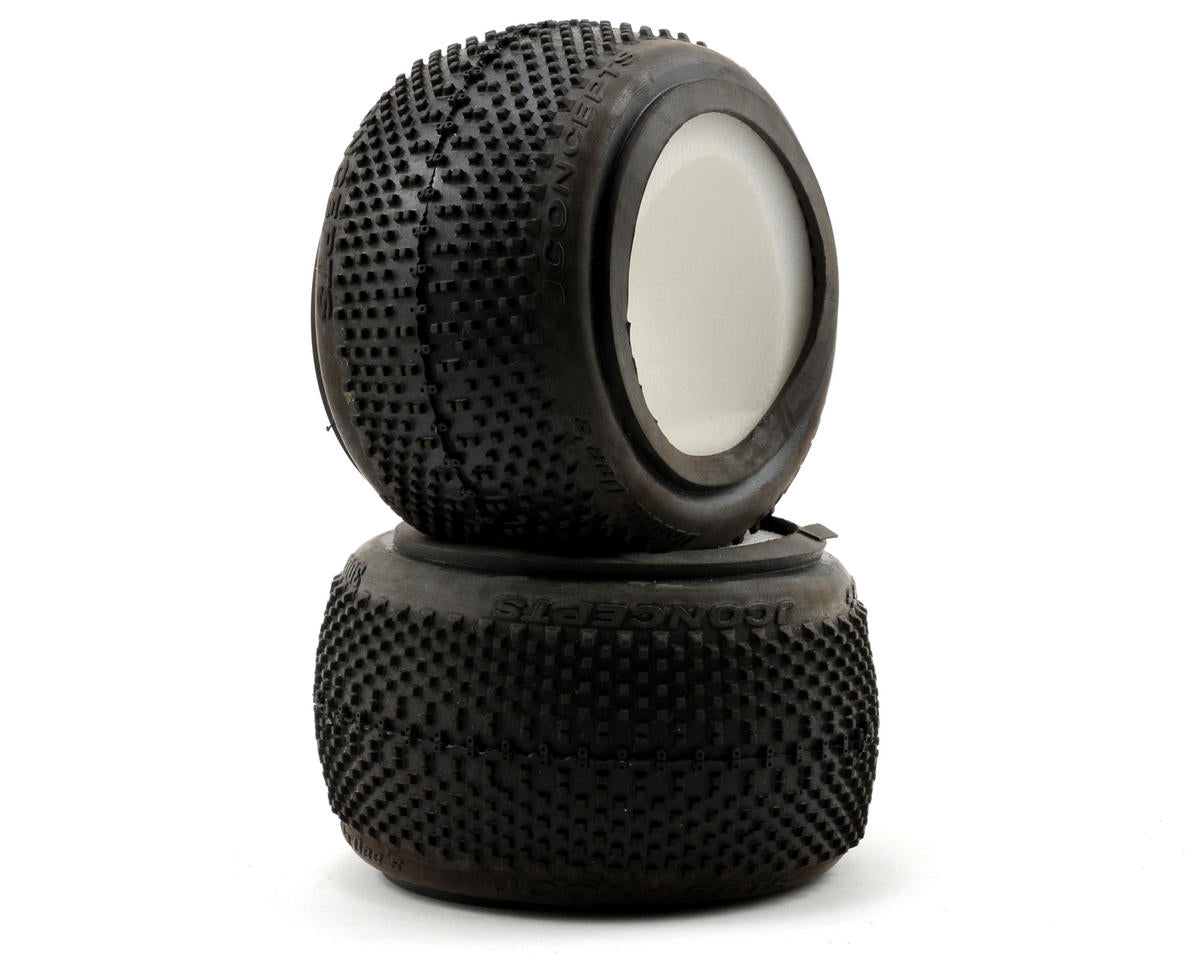 JConcepts Double Dee's 2.2" 4WD Front Buggy Tires (2) (Green)