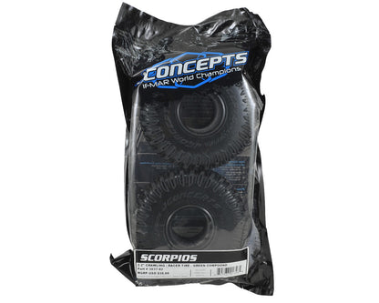 JConcepts Scorpios 2.2" Rock Crawler Tires (2) (Green)