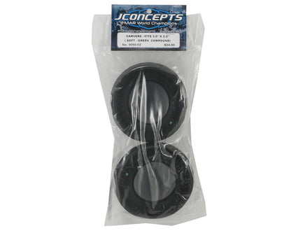 JConcepts Carvers Front Short Course Tires (2) (Green)