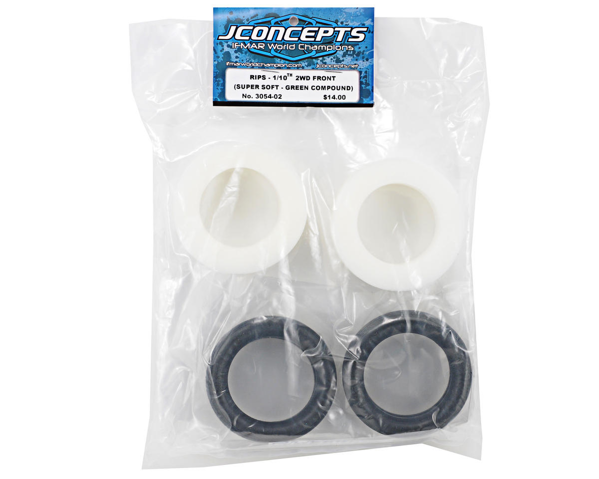 JConcepts Rips 2.2" 2WD Front Buggy Tires (2) (Green)