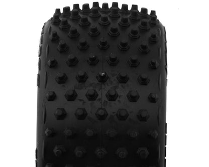 JConcepts Drop Step 2.2" Pre-Mounted Rear Buggy Carpet Tires (White) (2) (Pink)