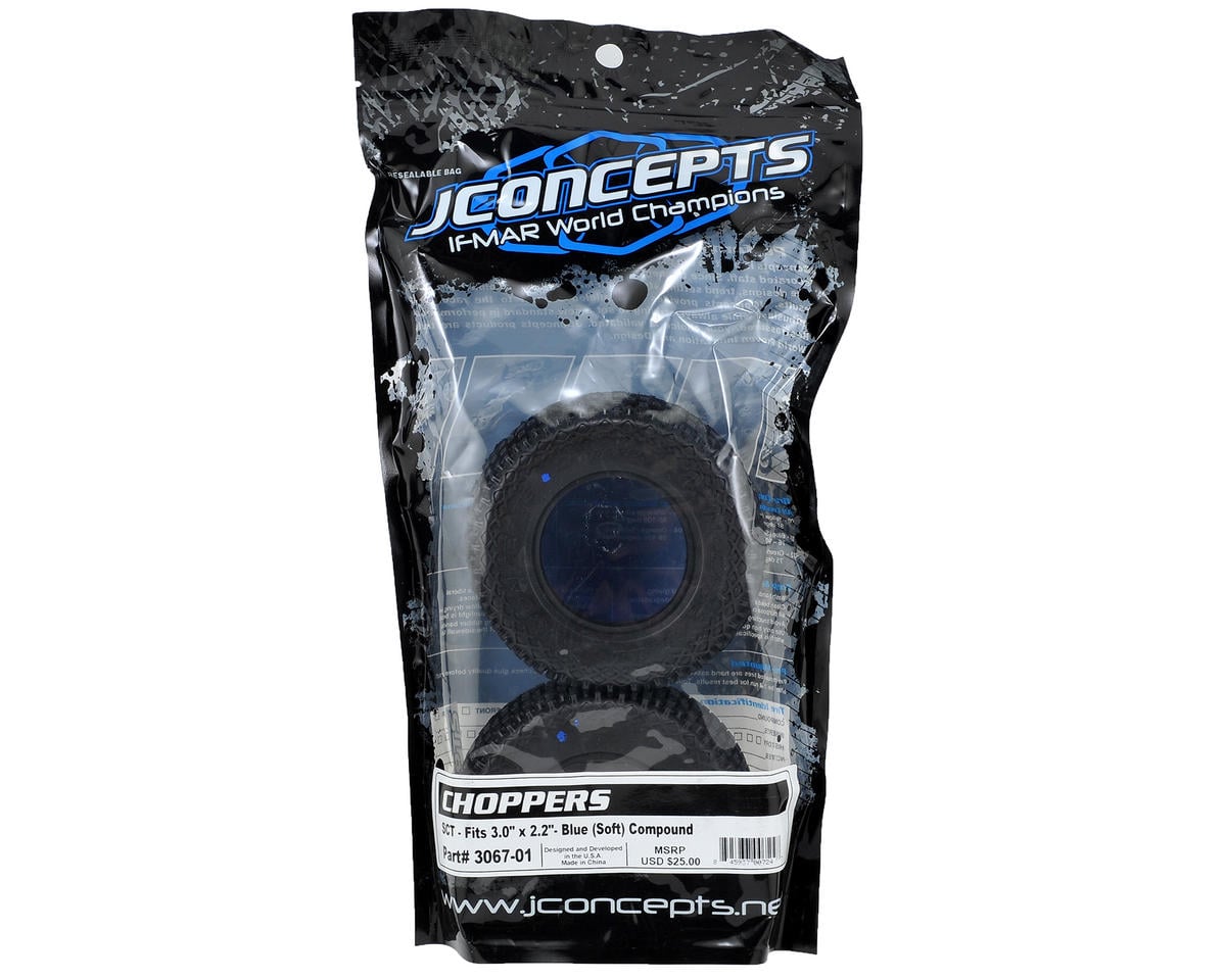 JConcepts Choppers Short Course Tires (2) (Blue)