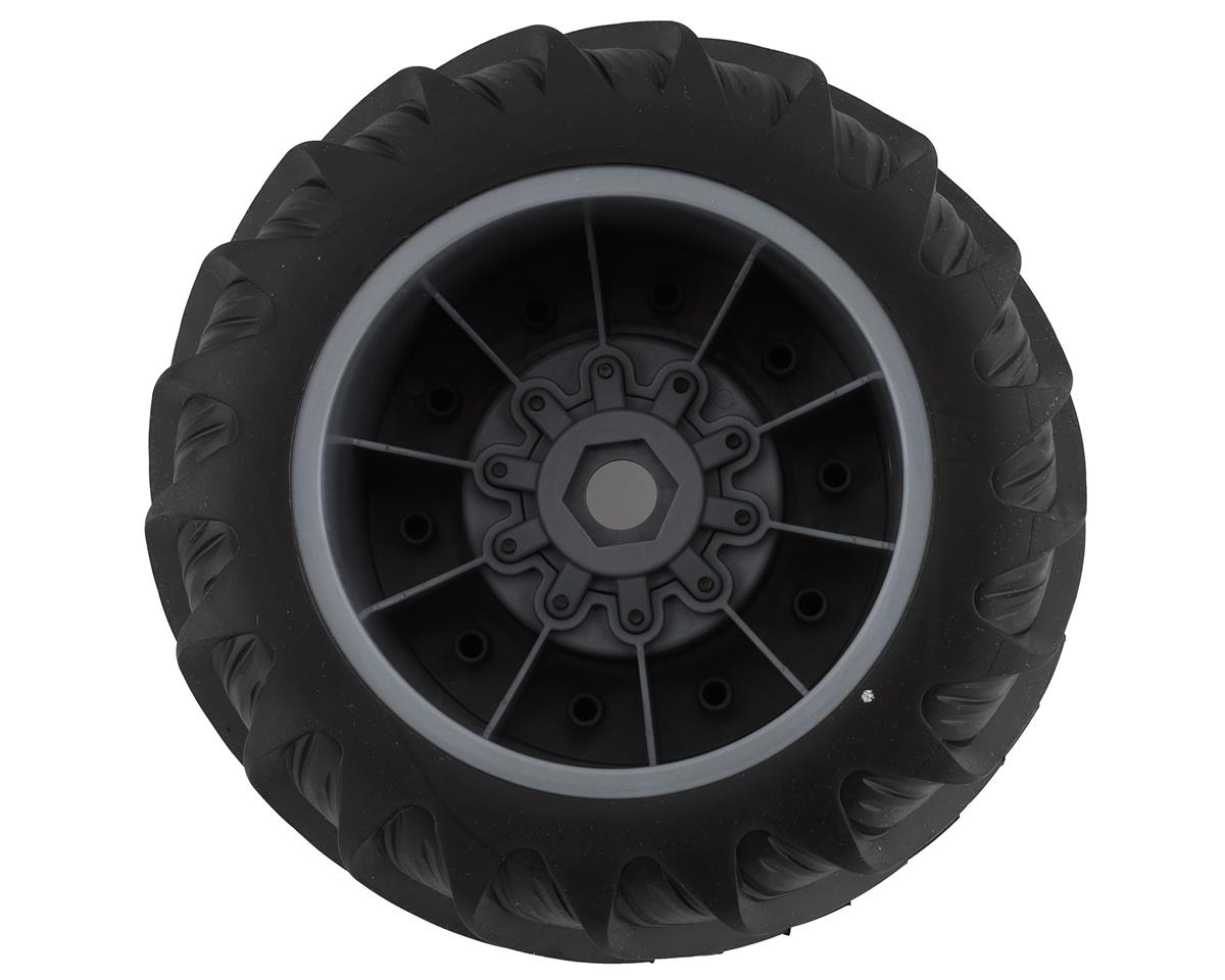 JConcepts Renegades Pre-Mounted Monster Truck Tires (Silver) (2) (Yellow)