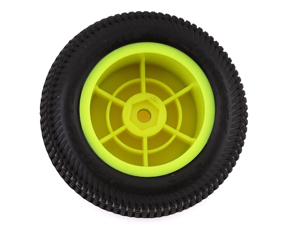 JConcepts Mini-T 2.0 Sprinter Pre-Mounted Rear Tires (Yellow) (2) (Pink)