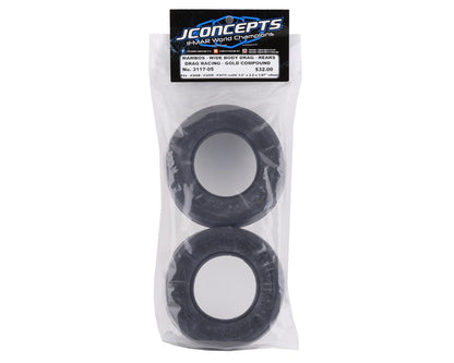 JConcepts Mambos SCT Street Eliminator Drag Racing Rear Tires (2) (Gold)