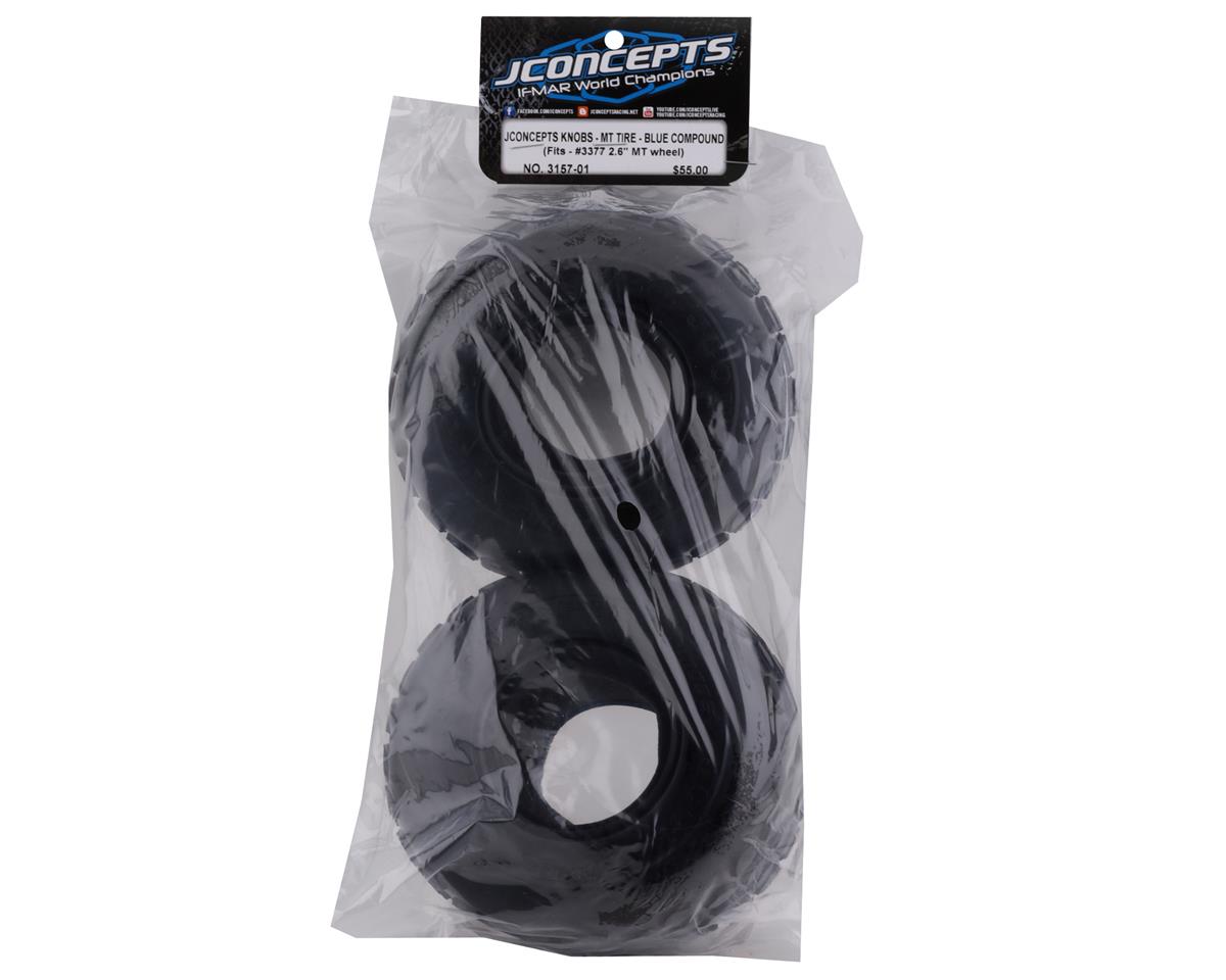JConcepts Knobs 2.6" Monster Truck Tires (2) (Blue)