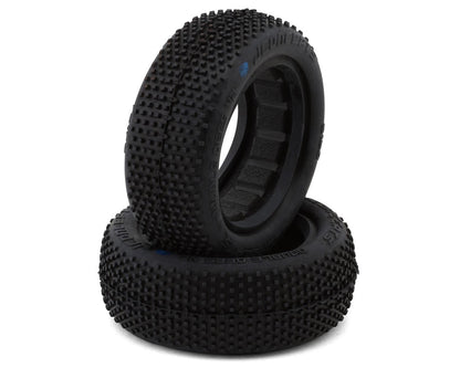 JConcepts Double Dee's V2 2.2" 2WD 1/10 Front Buggy Tires (2) (Blue)