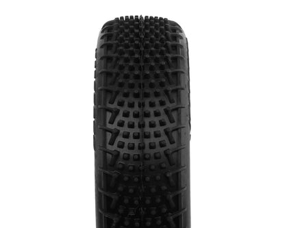 JConcepts Fuzz Bite LP Slim 2.2" 2WD Front Buggy Carpet Tires (2) (Pink)