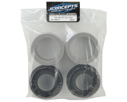 JConcepts Pin Downs Short Course Carpet Tires (2) (Pink)