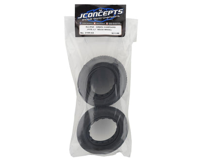 JConcepts Ellipse 2.2" 1/10 Stadium Truck Tires (2) (Green)