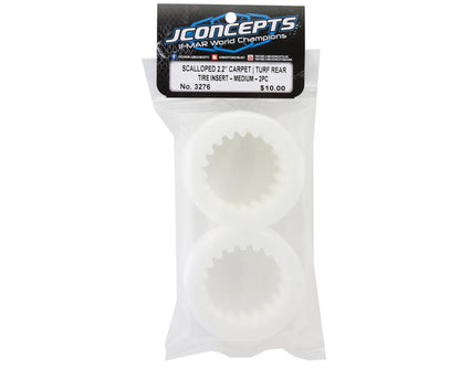 JConcepts 2.2" Scalloped Rear Insert (2) (Turf/Carpet)