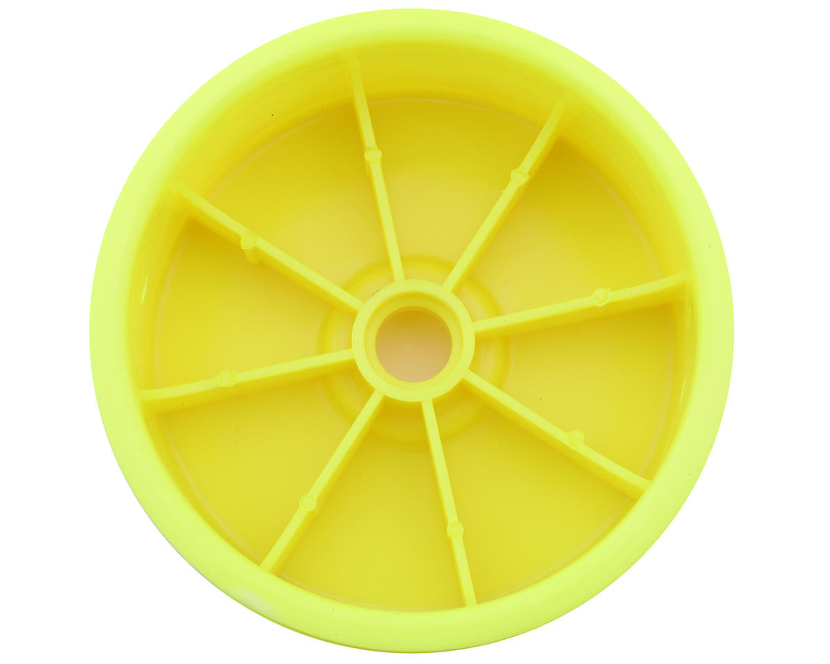 JConcepts RC10T Mono 2.2 Narrow Front Wheel (Yellow) (2)