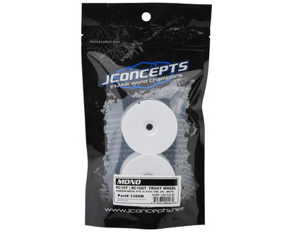 JConcepts RC10T Mono 2.2 Narrow Front Wheel (White) (2)