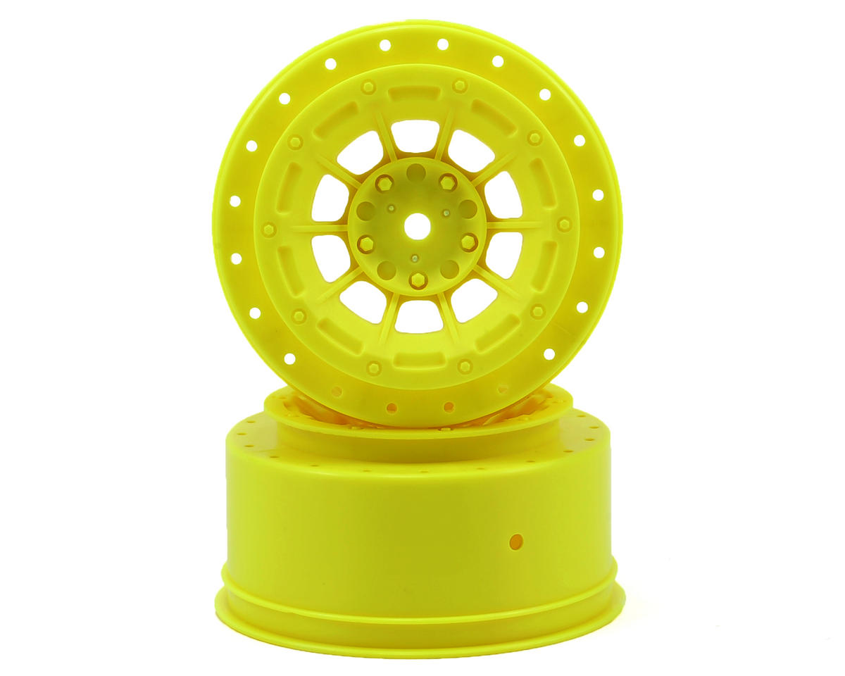 JConcepts 12mm Hex Hazard Short Course Wheels w/3mm Offset (White) (2) (SC5M)
