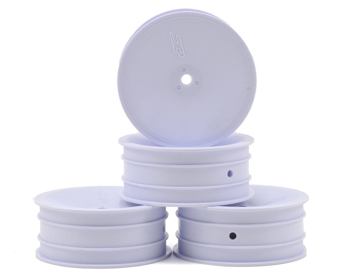 JConcepts Mono 2.2 Front Wheels (White) (4) (B7/B6/B5/RB6)
