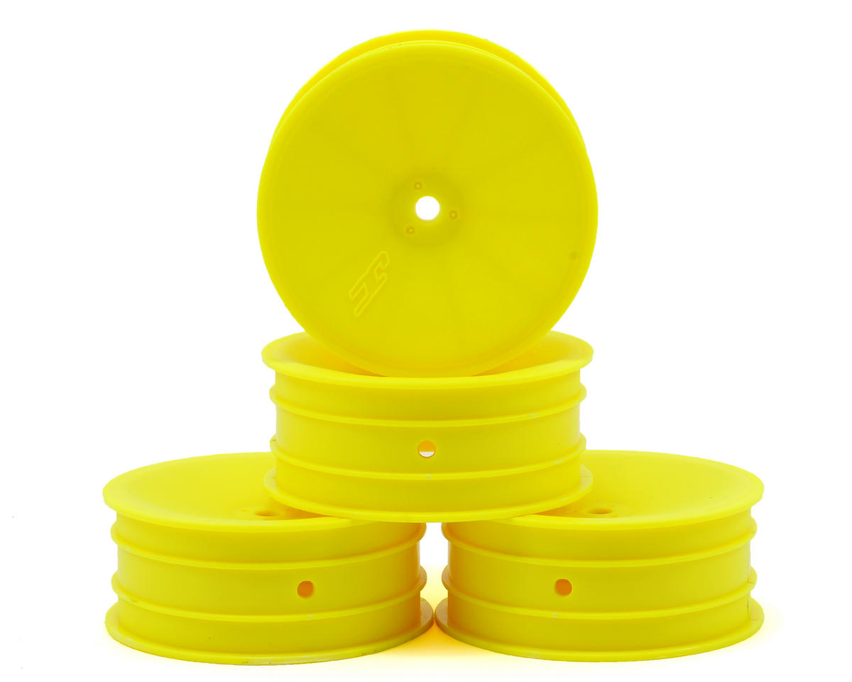 JConcepts Mono 2.2 Front Wheels (Yellow) (4) (B7/B6/B5/RB6)