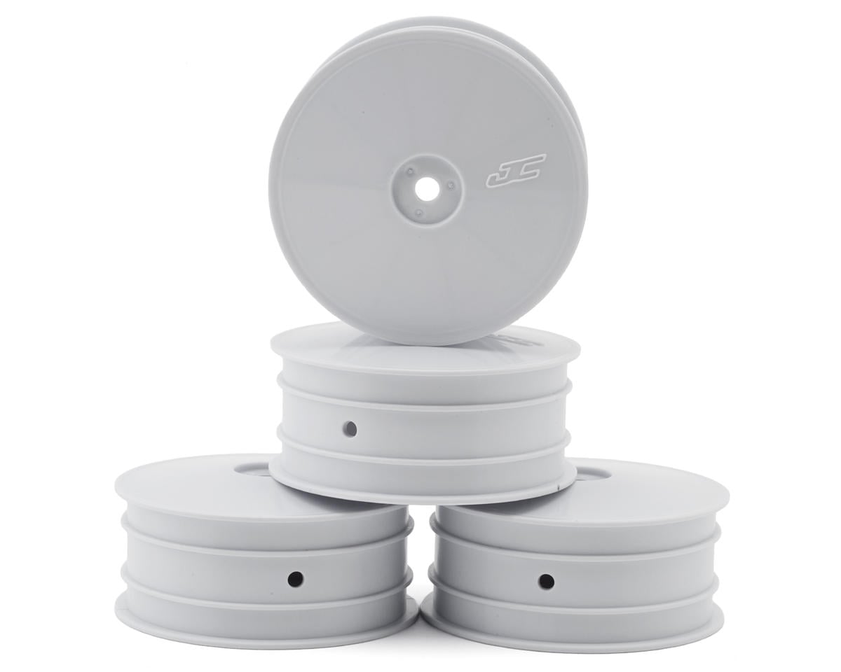 JConcepts Mono 2.2 4WD Front Buggy Wheels (White) (4) (B44.1)