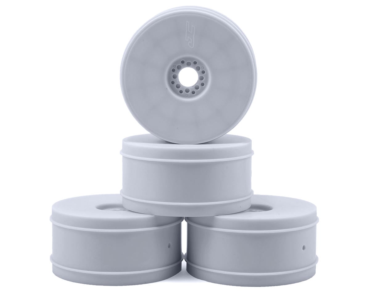 JConcepts Mono 83mm 1/8th Buggy Wheel (White) (4)