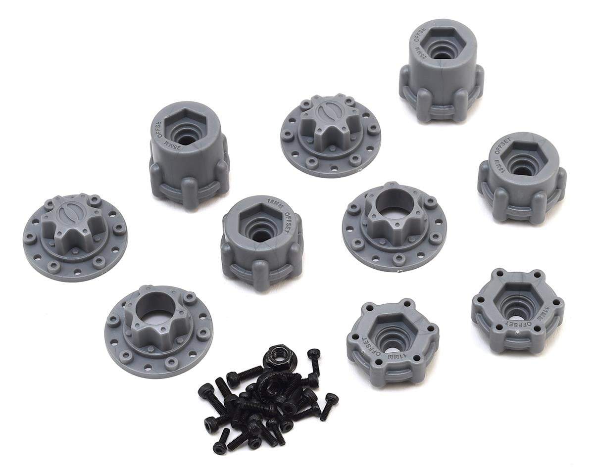 JConcepts 12mm Hex Midwest 2.2" Monster Truck Wheel (2) (Silver)