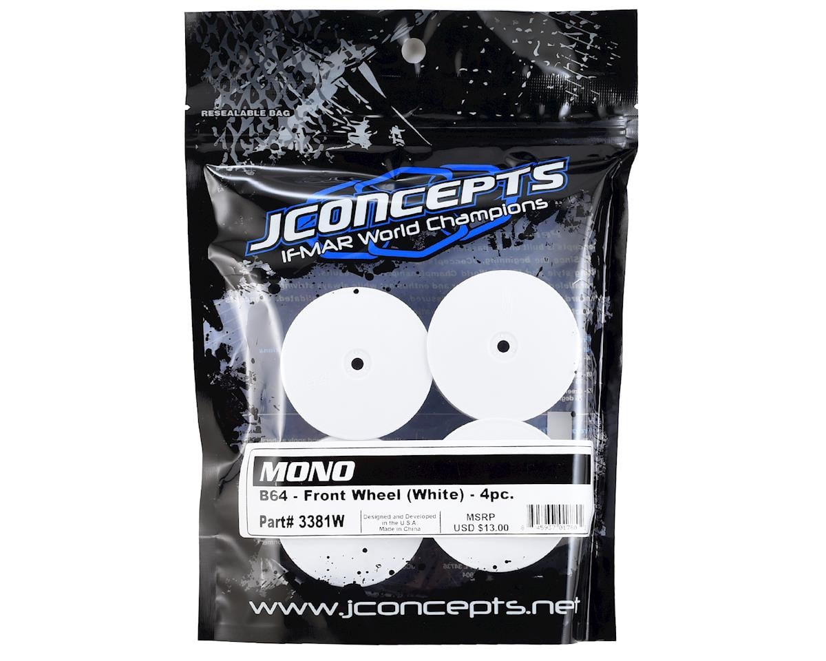 JConcepts Mono Front Wheel (White) (4) (B74)