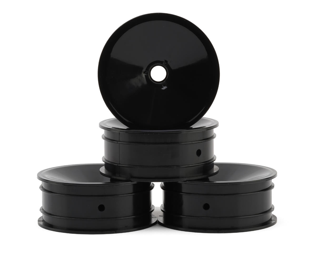 JConcepts RC10 Mono 2.2" Bearing Front Wheels (Black) (4)