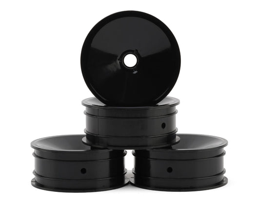 JConcepts RC10 Mono 2.2" Bearing Front Wheels (Black) (4)