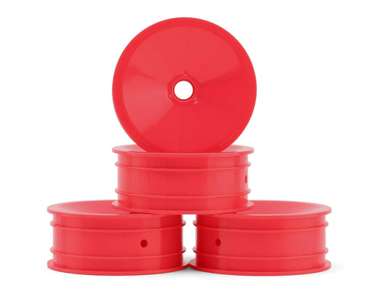 JConcepts RC10 Mono 2.2" Bearing Front Wheels (Pink) (4)