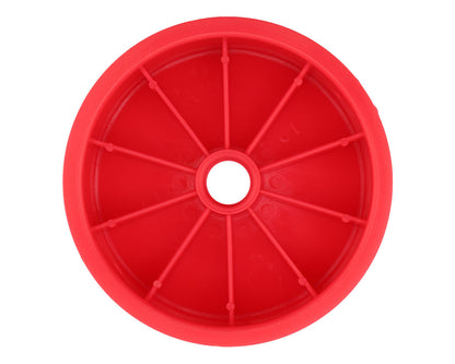 JConcepts RC10 Mono 2.2" Bearing Front Wheels (Pink) (4)