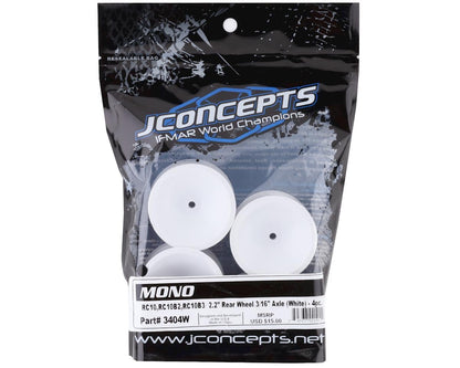 JConcepts RC10 Mono 2.2 Rear Wheels (White) (4)
