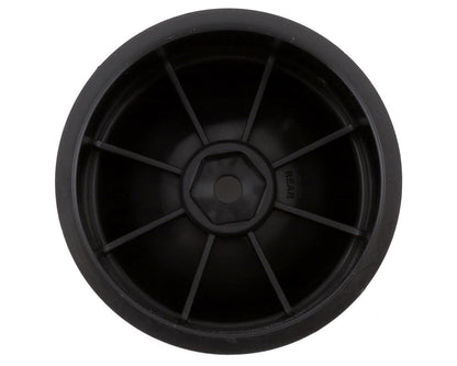 JConcepts 12mm Hex 2.2" Super Dish Front Wheel (Black) (4)