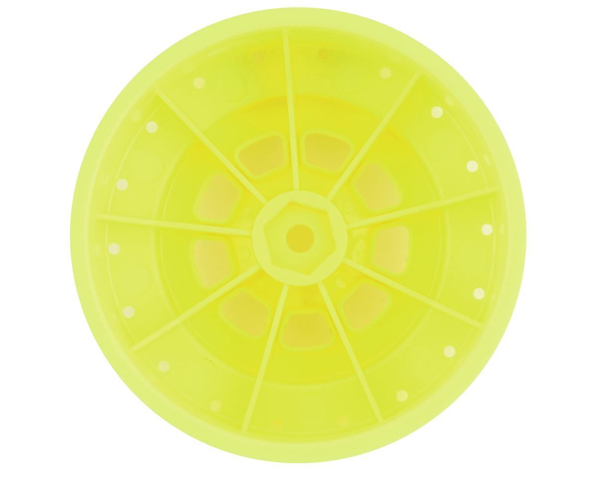 JConcepts 9-shot Short Course Wheels w/3mm Offset (2) (Yellow)