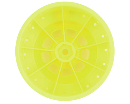 JConcepts 9-shot Short Course Wheels w/3mm Offset (2) (Yellow)
