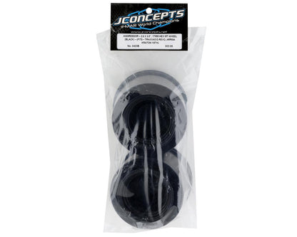 JConcepts Aggressor 2.6x3.8" Monster Truck Wheel (Black) (2) w/17mm Hex