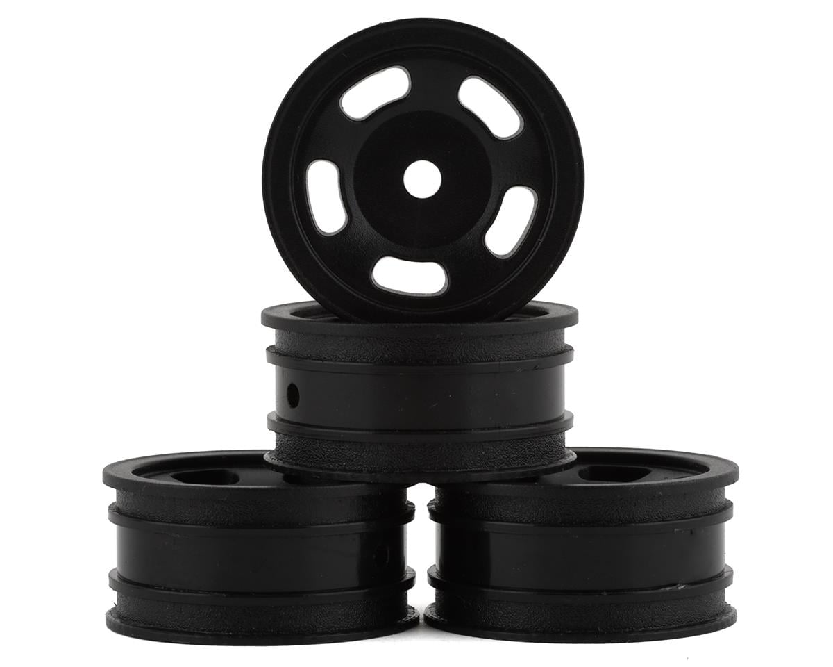 JConcepts Axial SCX24 Glide 1.0" 1/24 Crawler Wheels (Black) (4)