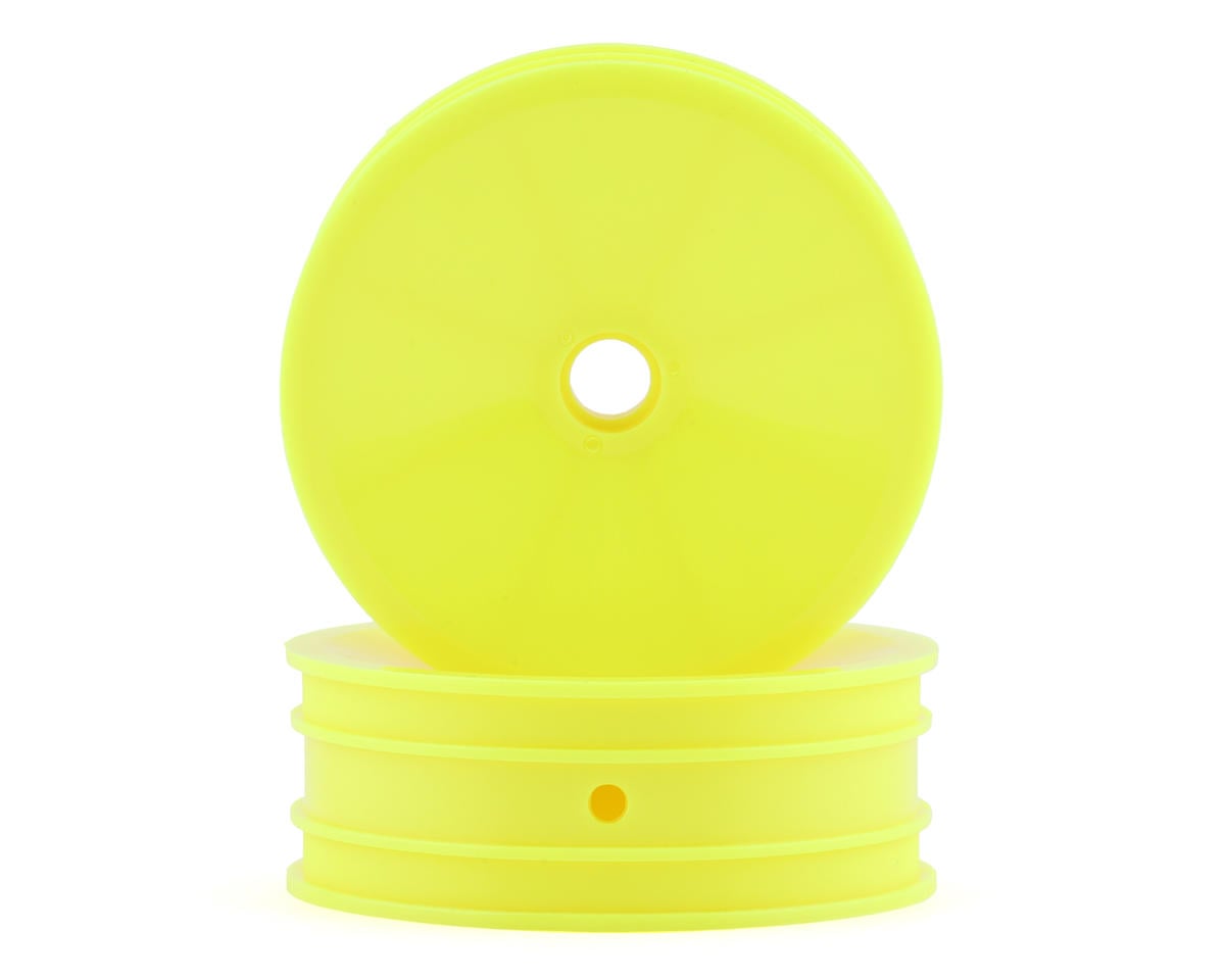 JConcepts RC10 Mono 1.9" Front Wheel (Yellow) (2)