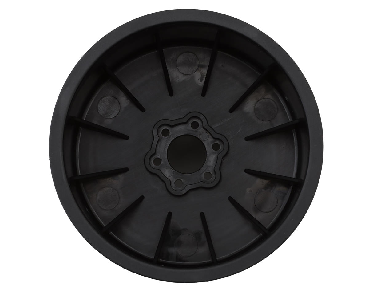 JConcepts Tribute 73's Monster Truck wheel w/Adaptors (Black) (2) (3.2x3.6")