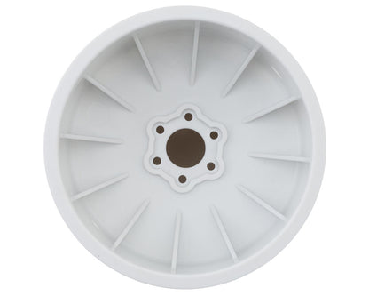 JConcepts Tribute 73's Monster Truck wheel w/Adaptors (White) (2) (3.2x3.6")