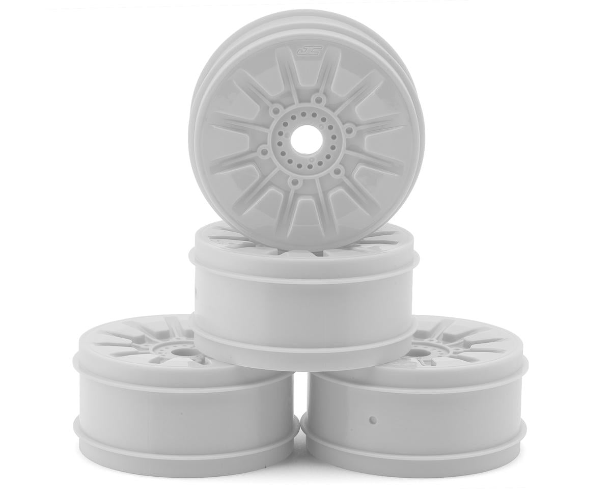 JConcepts Pioneer 83mm 1/8th Buggy Wheels (White) (4)